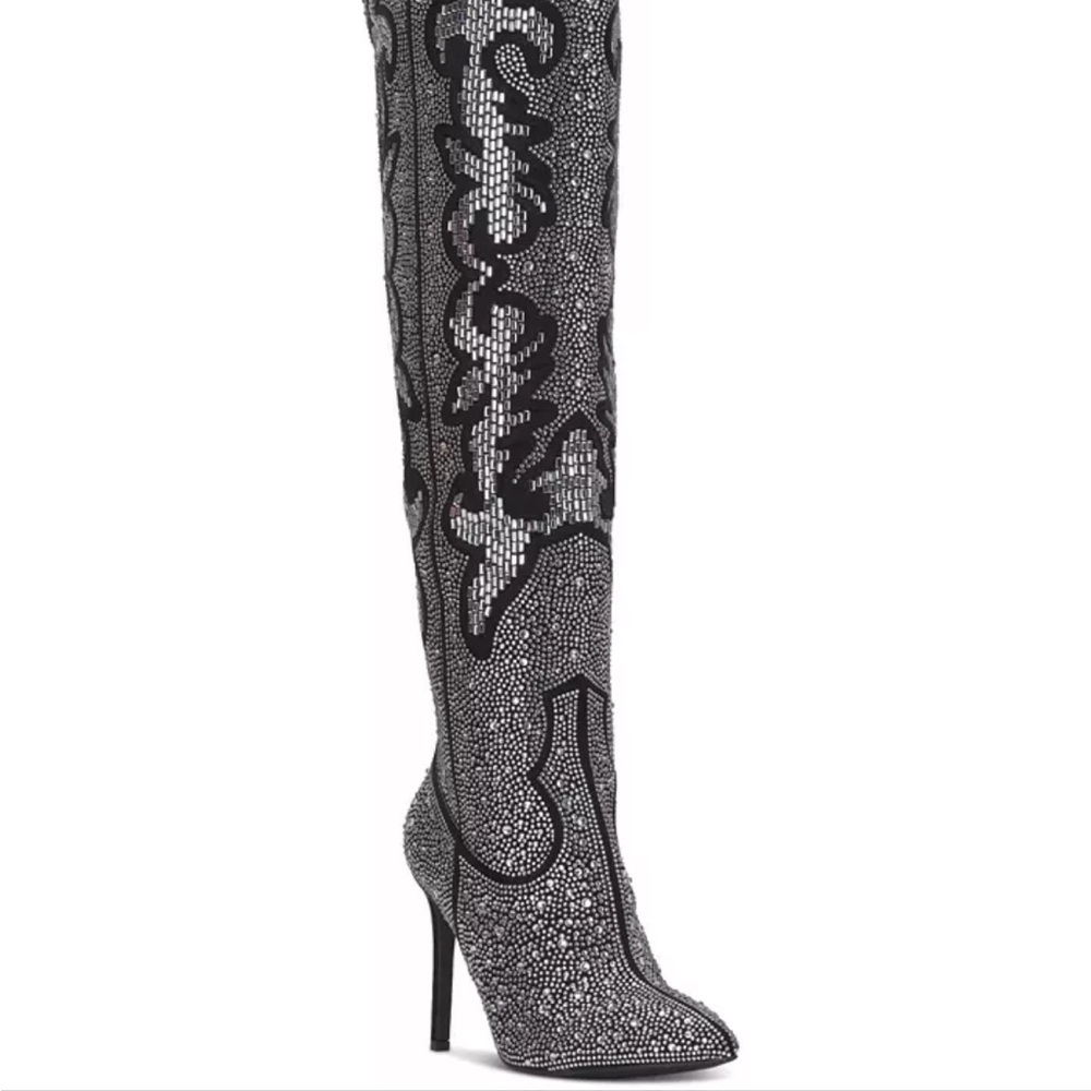 Macy’s I.N.C Over the knee Rhinestone Boot